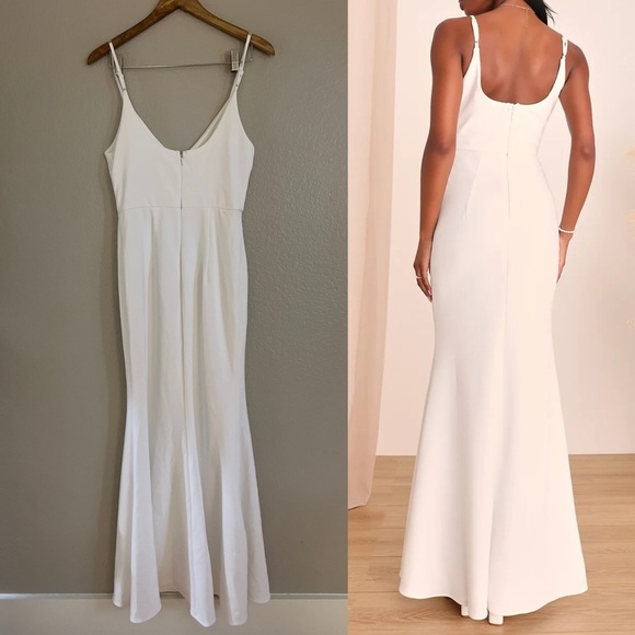 NWOT Infinite Glory White Maxi Dress - Picture 3 of 9